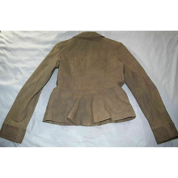 Anthro Burning Torch Leather Jacket sz M Blazer - Picture 7 of 12